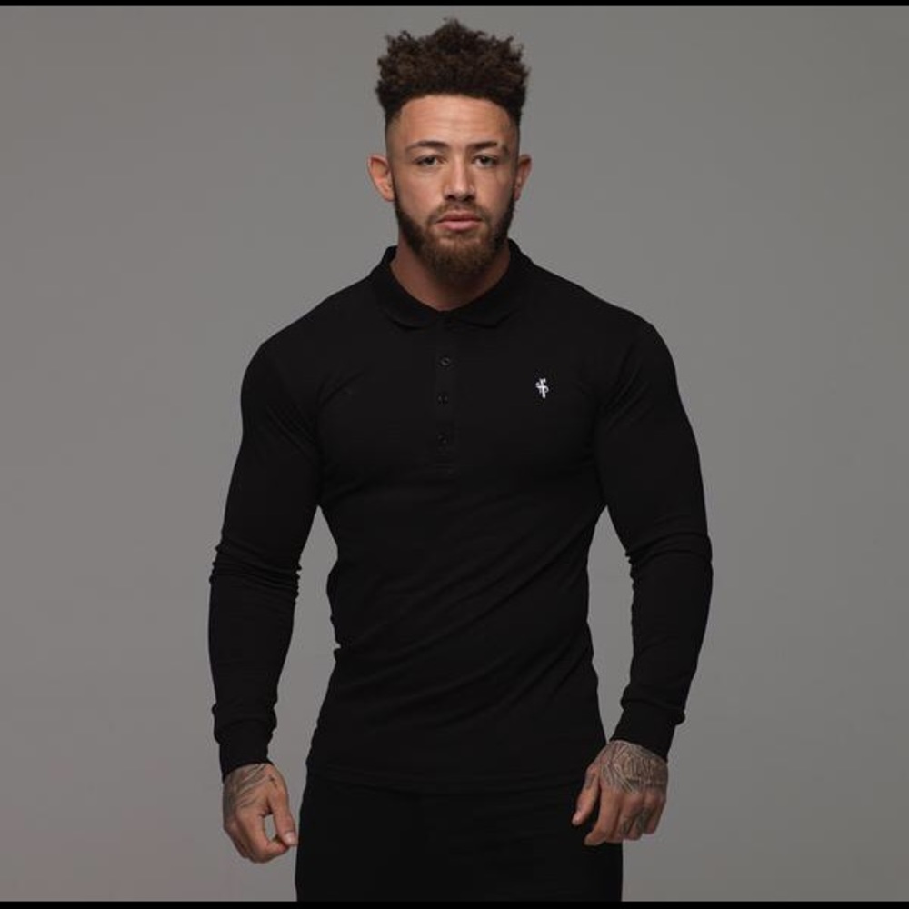 Father sons long sleeve polo